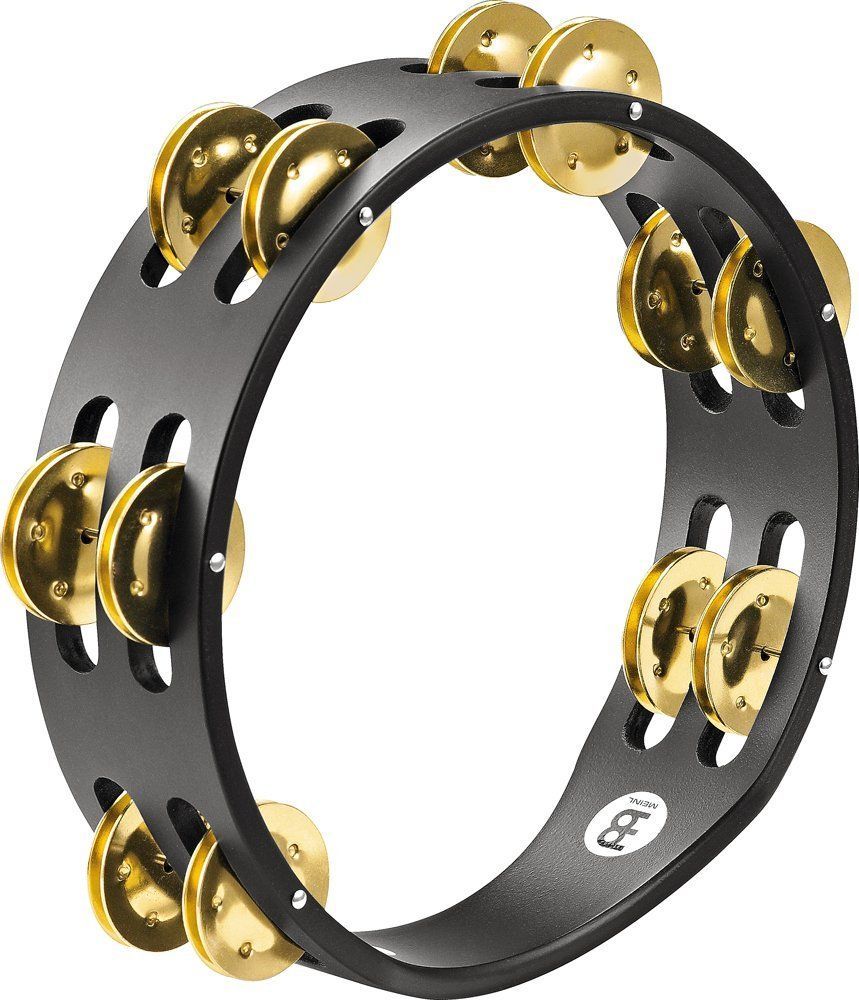 0840553066241 - Compact Tambourin CTA2B-BK Messingschellen